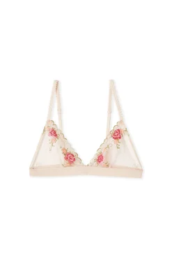 Soutien-gorge triangle en broderie
