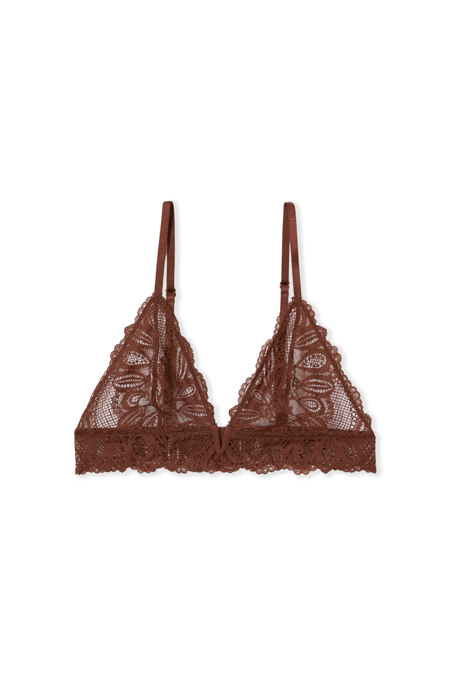 Soutien-gorge triangle en dentelle