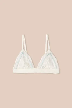 Soutien-gorge triangle en dentelle