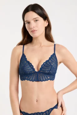 Soutien-gorge triangle en dentelle