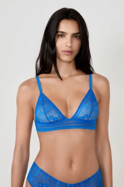 Soutien-gorge triangle en dentelle