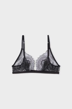 Soutien-gorge triangle en dentelle