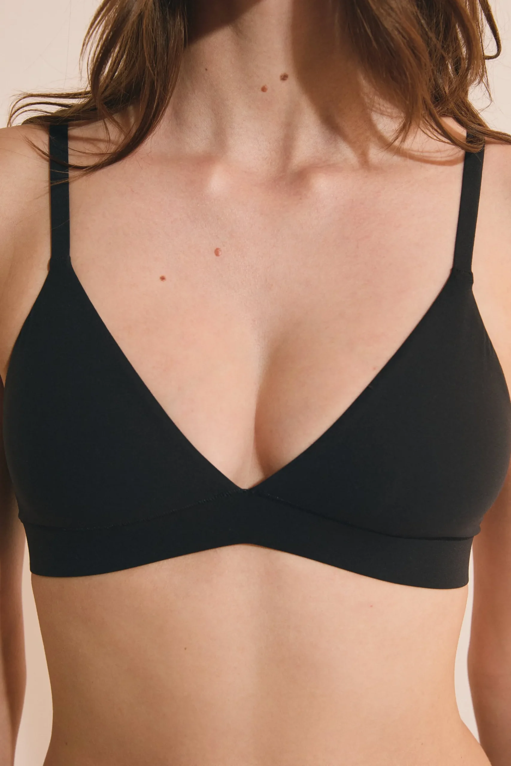 Soutien-gorge triangle en microfibre