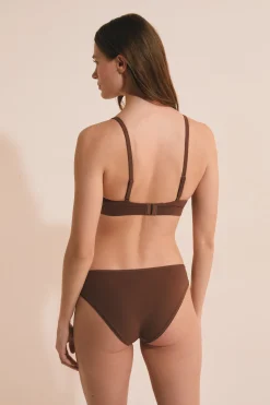 Soutien-gorge triangle en microfibre
