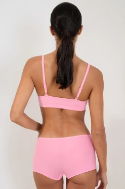 Soutien-gorge triangle en microfibre avec pads amovibles