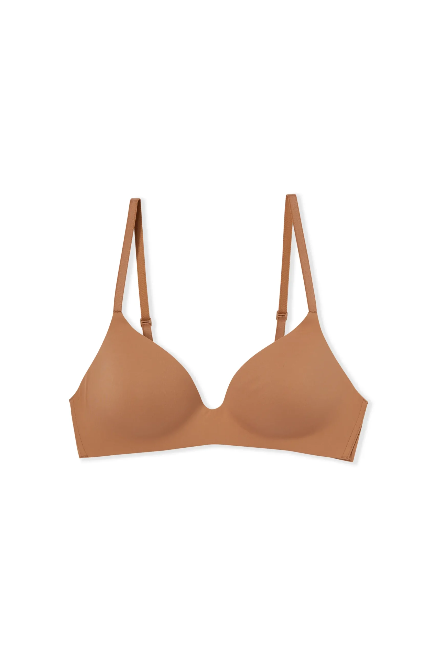 Soutien-gorge triangle sans armature en microfibre