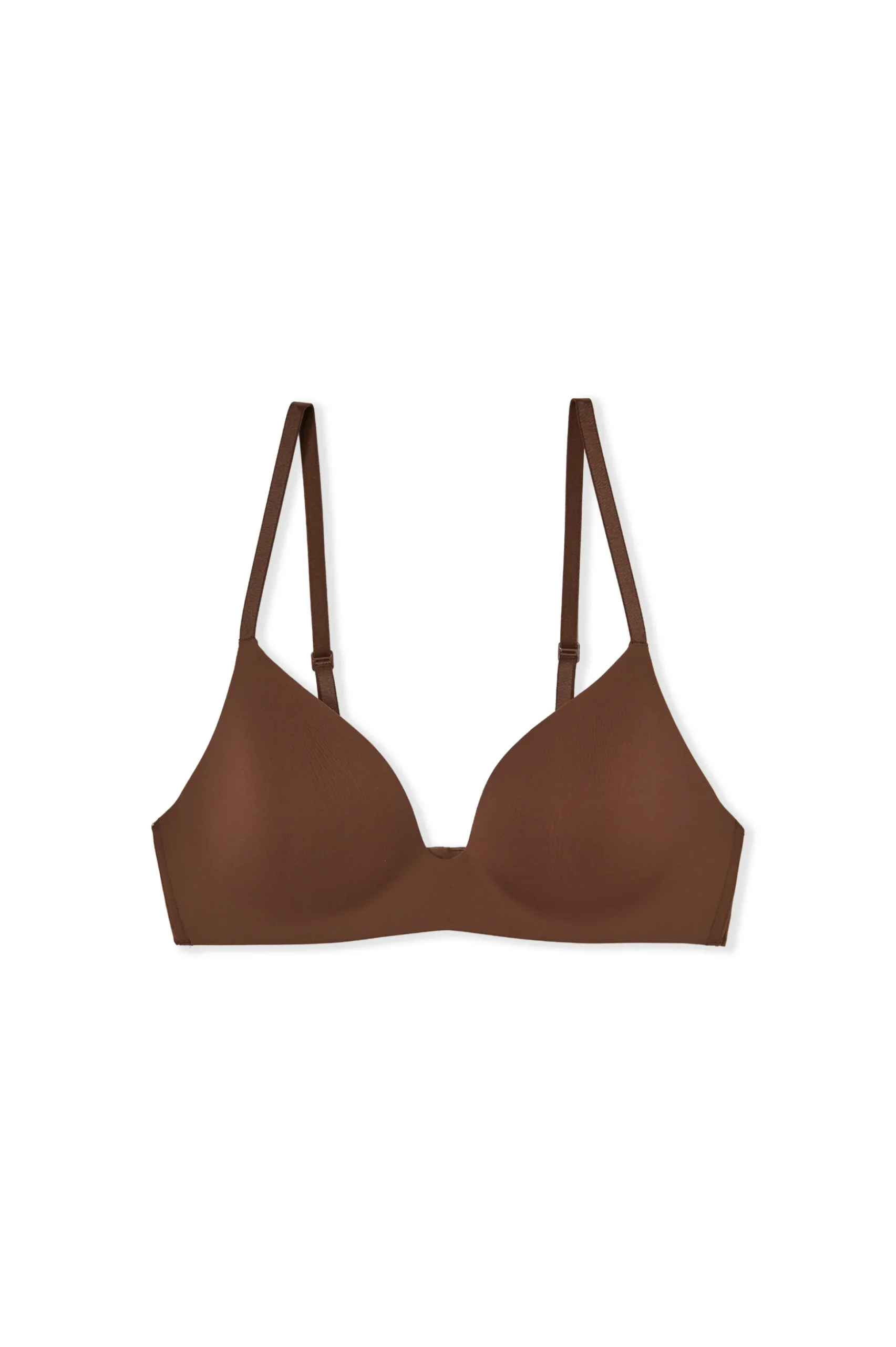 Soutien-gorge triangle sans armature en microfibre