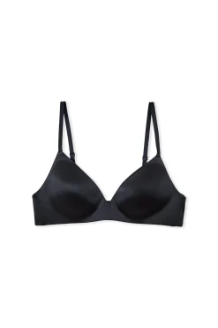 Soutien-gorge triangle sans armatures satiné