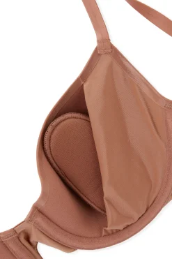 Soutien-gorge triangle sans armatures satiné
