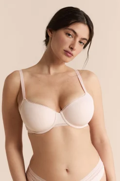 Soutien-gorge triangle sans armatures avec détails en dentelle