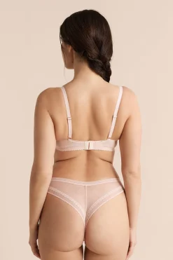 Soutien-gorge triangle sans armatures avec détails en dentelle