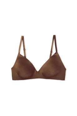 Soutien-gorge triangle sans armatures satiné