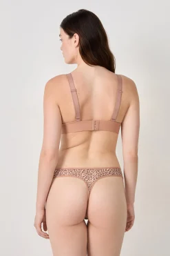 Soutien-gorge triangle sans armatures en tulle