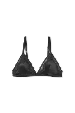 Soutien-gorge triangle satiné