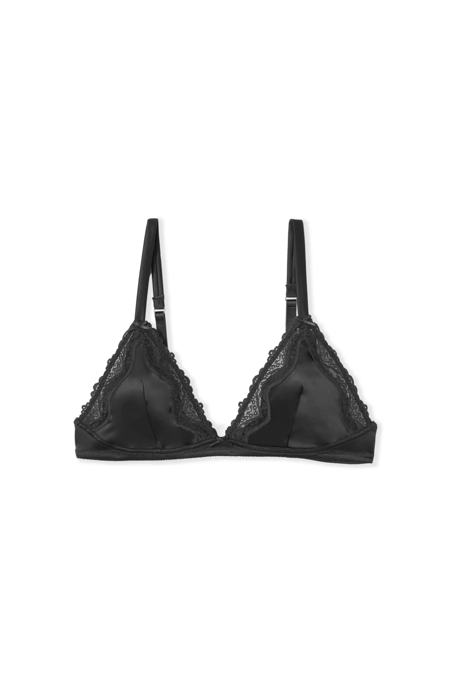 Soutien-gorge triangle satiné