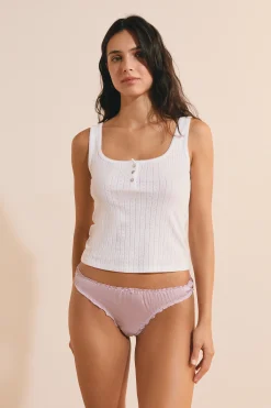 String bloomer satiné