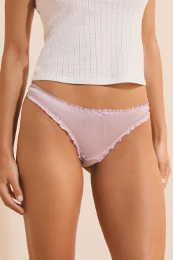 String bloomer satiné