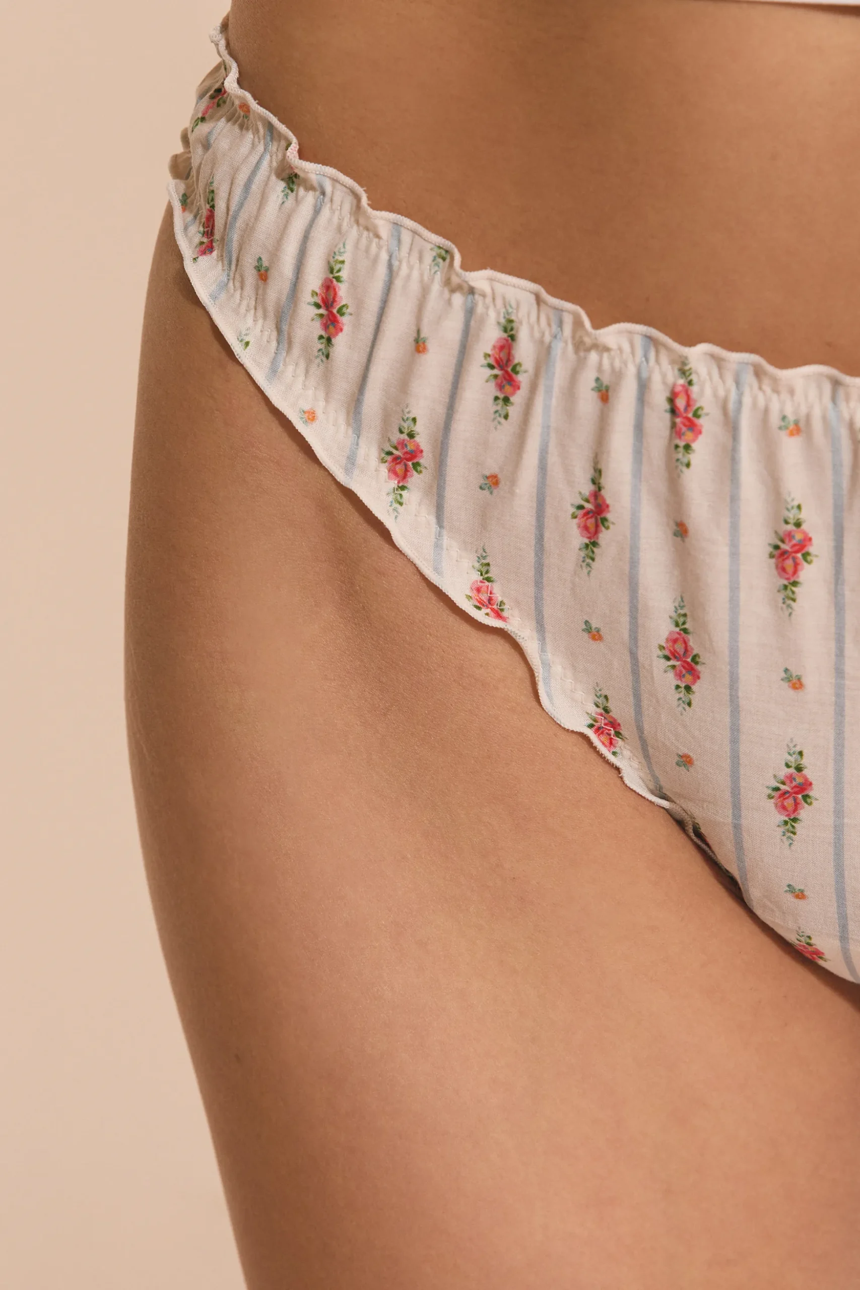 String en coton à motifs