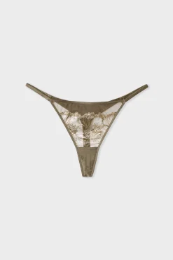 String en tulle brodé