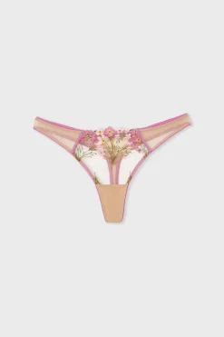 String en tulle brodé