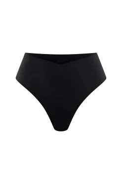 String high leg effet lissant en microfibre