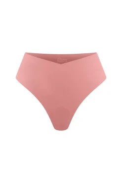 String high leg effet lissant en microfibre