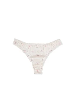 String satiné avec motifs