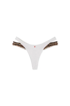 String satiné en coton avec charm
