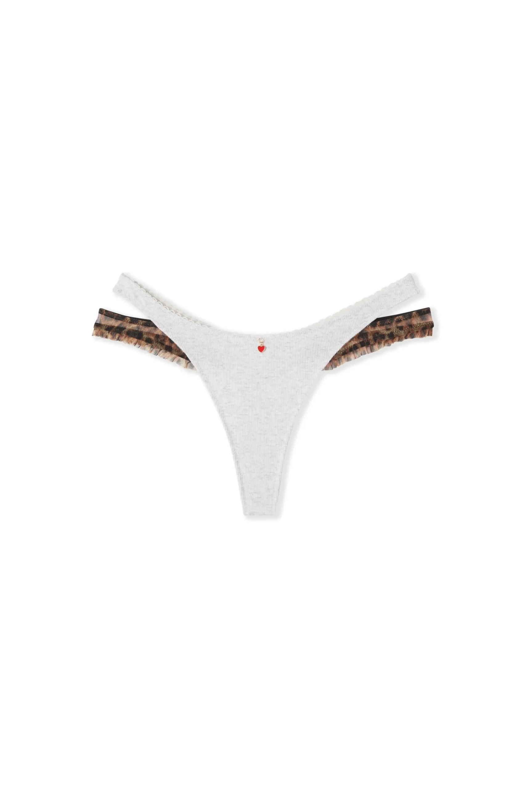 String satiné en coton avec charm