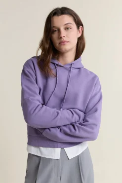 Sweatshirt à capuche en coton