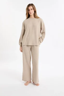 Sweatshirt de pyjama col rond