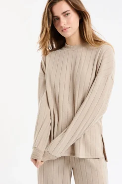 Sweatshirt de pyjama col rond
