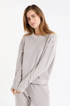 Sweatshirt de pyjama col rond