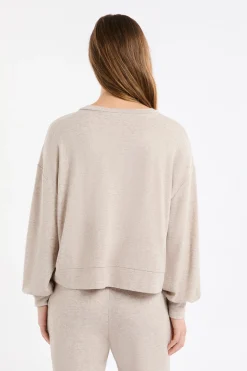 Sweatshirt de pyjama col V