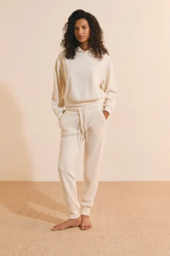 Sweatshirt de pyjama en velours côtelé
