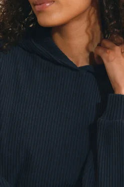 Sweatshirt de pyjama en velours côtelé
