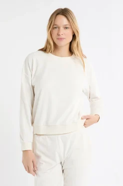 Sweatshirt de pyjama à motifs étoiles