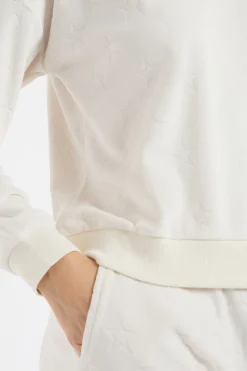 Sweatshirt de pyjama à motifs étoiles