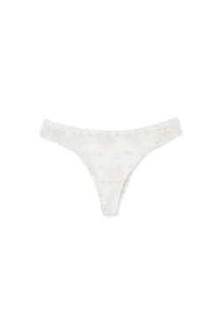 Tanga avec broderie