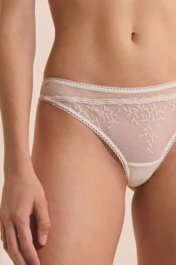 Tanga avec broderie
