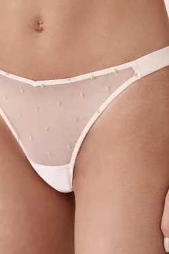Tanga avec broderie