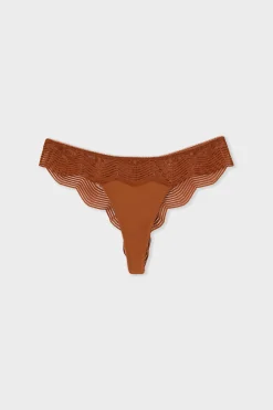 Tanga avec dentelle