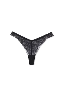 Tanga avec motifs dentelle
