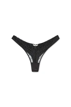 Tanga en broderie florale