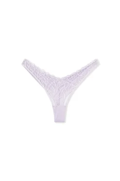 Tanga en broderie florale