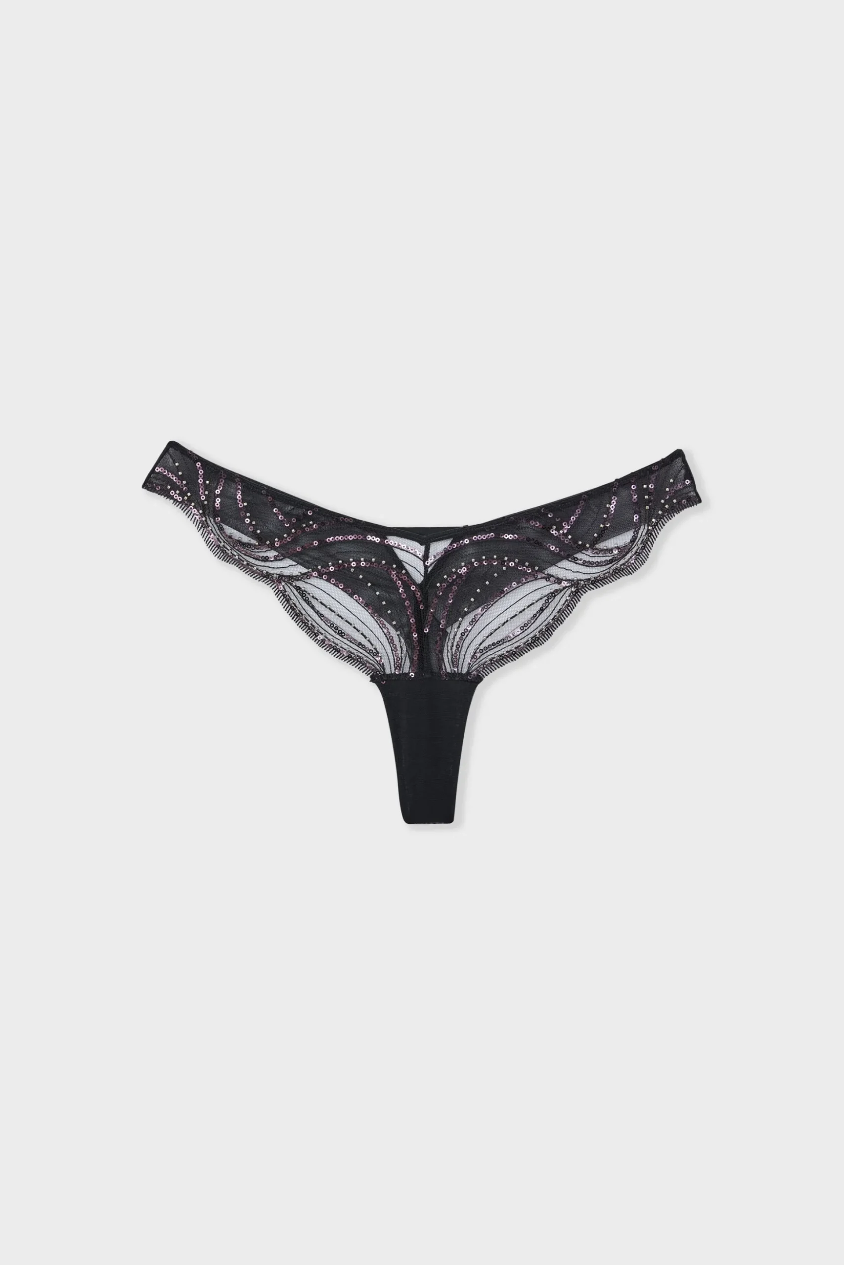 Tanga en broderie perlée