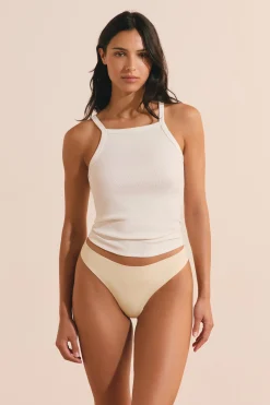 Tanga en coton sans coutures