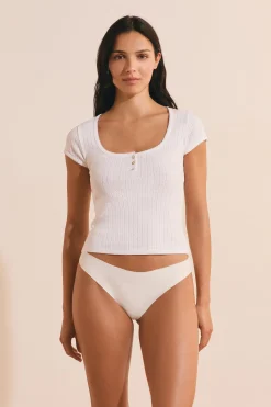 Tanga en coton sans coutures