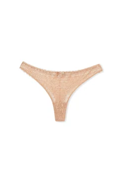 Tanga en dentelle irisé