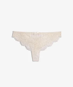 Tanga en dentelle irisé